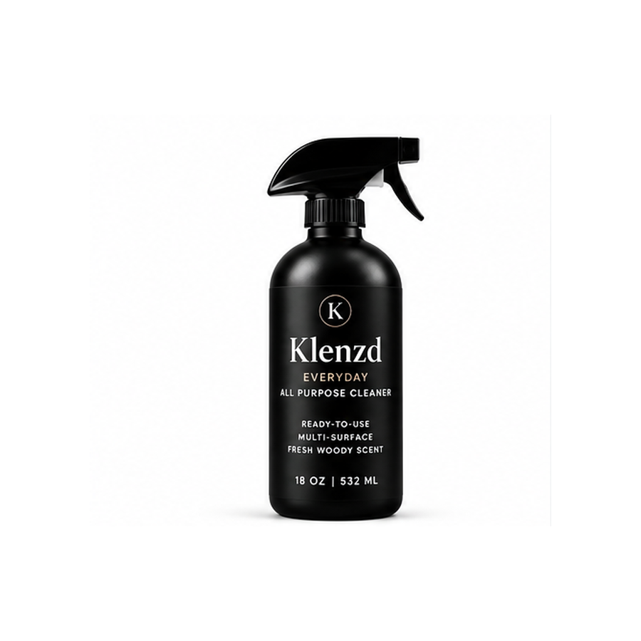 Klenzd Everyday 18 oz current production label centered on white background