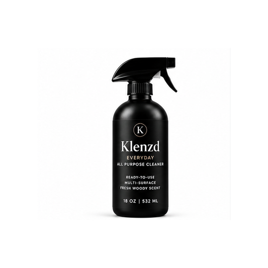 Klenzd Everyday 18 oz current production label centered on white background